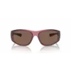 ARNETTE AN4331-292773 occhiali da sole uomo rettangolari nero opaco grigio scuro 64mm