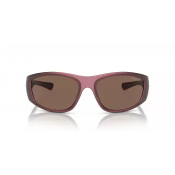 ARNETTE AN4331-292773 occhiali da sole uomo rettangolari nero opaco grigio scuro 64mm