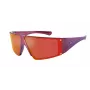 ARNETTE AN4332-29206Q Occhiali da sole unisex nero opaco grigio specchio 69mm