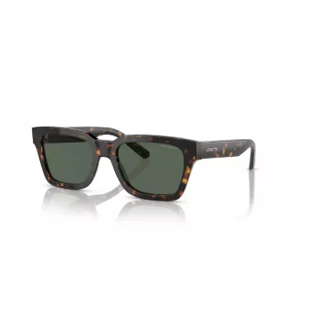 ARNETTE AN4334-122271 Occhiali da sole rettangolari da uomo montatura nero opaco lenti grigio scuro specchio argento 64/18/130 mm