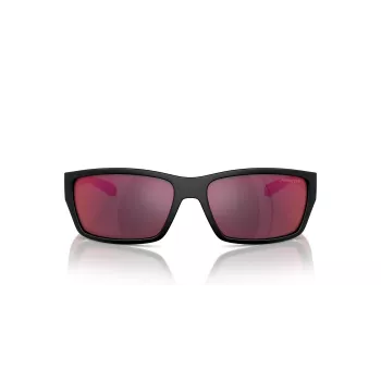 ARNETTE AN4336-27536Q Occhiali da sole da uomo nero opaco rettangolari 61 mm