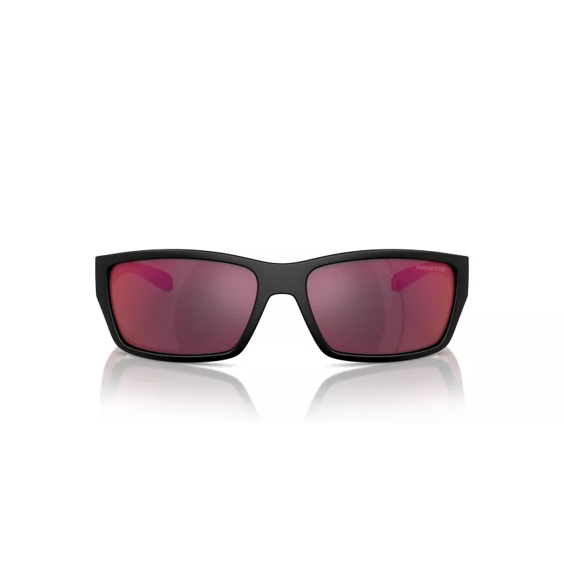 ARNETTE AN4336-27536Q Occhiali da sole da uomo nero opaco rettangolari 61 mm