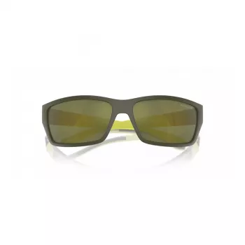 ARNETTE AN4336-28546R Occhiali da sole da uomo, nero opaco, con lenti in policarbonato grigio scuro