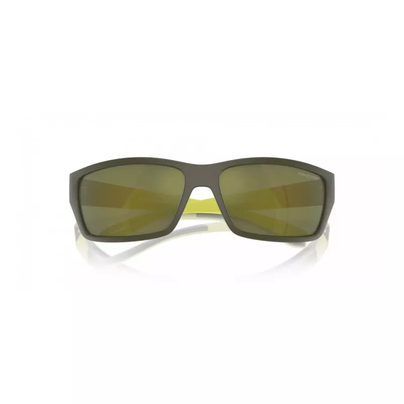 ARNETTE AN4336-28546R Occhiali da sole da uomo, nero opaco, con lenti in policarbonato grigio scuro