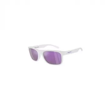 ARNETTE AN4341-27794V occhiali da sole unisex rettangolari, montatura nero opaco, lenti grigio scuro, 56/18/140 mm