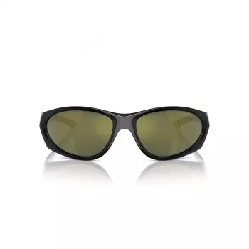 Arnette AN4342-29476R occhiali da sole unisex, montatura nero opaco, lenti grigio scuro specchiate argento, larghezza lente 62 mm
