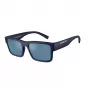 Occhiali da sole rettangolari polarizzati uomo Arnette AN4344-275922, nero opaco, 54 mm