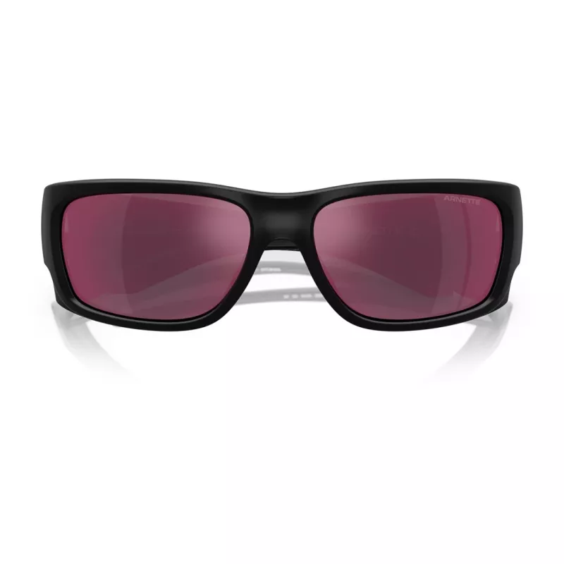 Arnette AN4345-29006Q Occhiali da sole uomo rettangolari nero opaco grigio scuro 62mm
