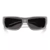 ARNETTE AN4345-296187 Occhiali da sole da uomo rettangolari Nero opaco Grigio 62mm