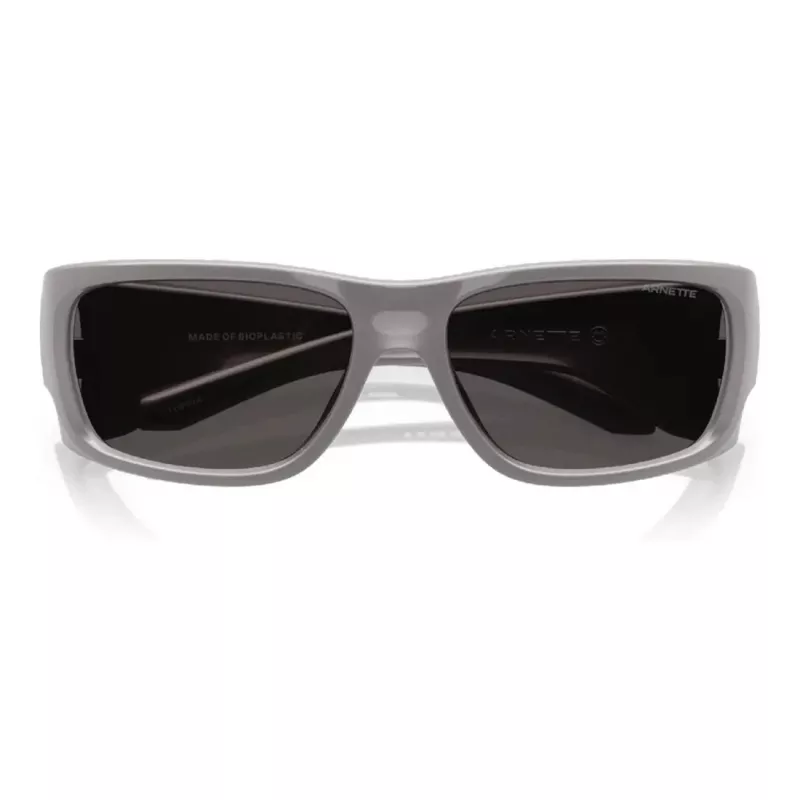 ARNETTE AN4345-296187 Occhiali da sole da uomo rettangolari Nero opaco Grigio 62mm