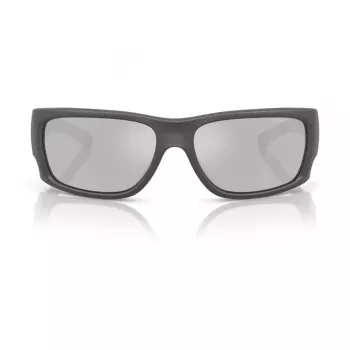 ARNETTE Occhiali da sole uomo AN4345-28706G rettangolari montatura nero opaco lente grigio specchiato argento 62mm
