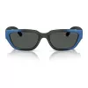 ARNETTE Occhiali da sole uomo AN4350-297587 Nero opaco Grigio scuro 55mm