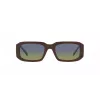 ARNETTE Occhiali da sole unisex AN431812382W5 Nero opaco Grigio scuro specchio argento 53 mm