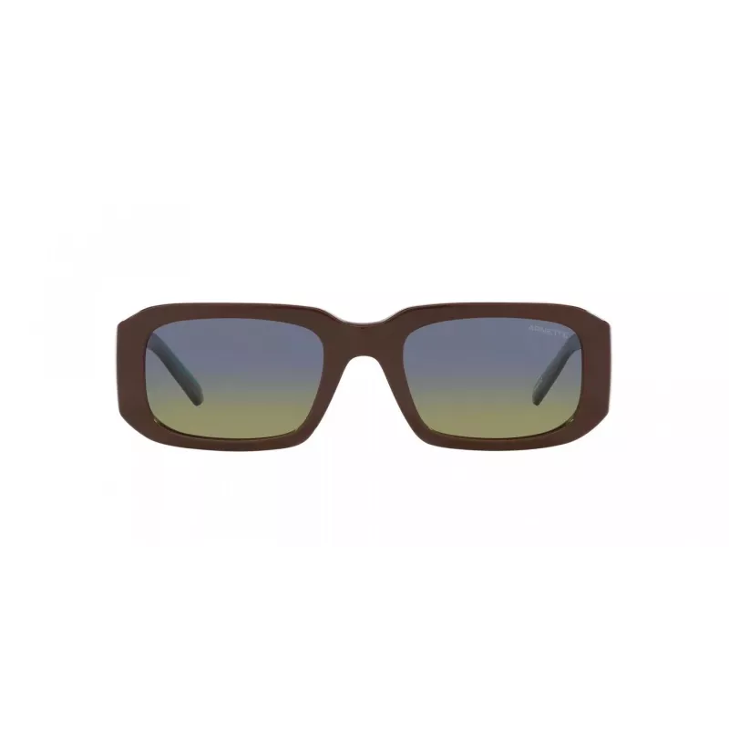 ARNETTE Occhiali da sole unisex AN431812382W5 Nero opaco Grigio scuro specchio argento 53 mm