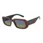 ARNETTE Occhiali da sole unisex AN431812382W5 Nero opaco Grigio scuro specchio argento 53 mm