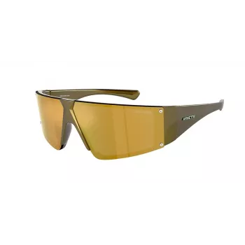 ARNETTE Occhiali da sole unisex AN433229227P6 - Montatura nera opaca, Lenti grigie polarizzate, 69/09/130 mm