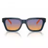Occhiali da sole unisex ARNETTE AN4334-12422H nero opaco rettangolari polarizzati 53mm