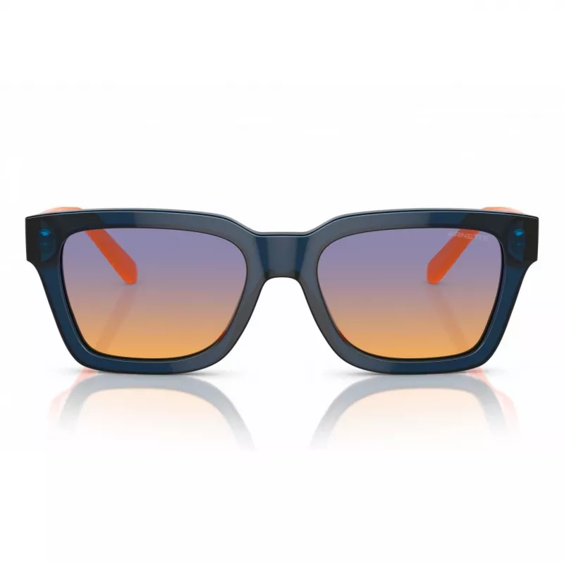Occhiali da sole unisex ARNETTE AN4334-12422H nero opaco rettangolari polarizzati 53mm