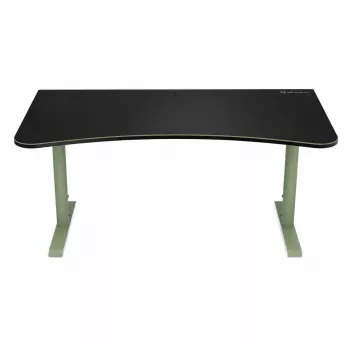 Arozzi Arena Large scrivania da gaming – Forest Green (altezza regolabile, tappetino mouse in microfibra)