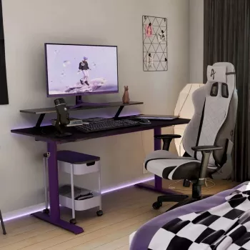 Arozzi Arena Medium scrivania gaming – viola