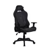 Sedia da gaming Arozzi Torretta Soft Fabric – nero assoluto, struttura in metallo, pistone a gas classe 4, braccioli 3D