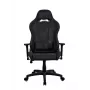 Sedia da gaming Arozzi Torretta Soft Fabric – nero assoluto, struttura in metallo, pistone a gas classe 4, braccioli 3D