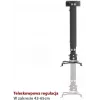 ART P-108 Supporto proiettore da soffitto/parete 2-in-1, universale, 15 kg, argento
