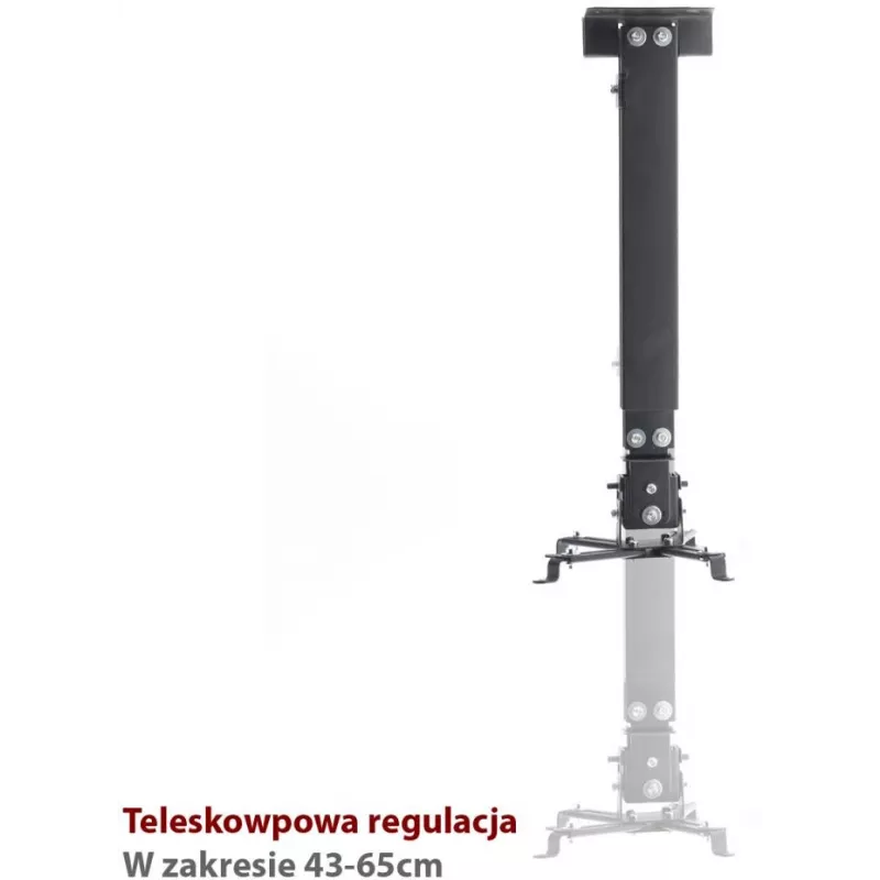 ART P-108 Supporto proiettore da soffitto/parete 2-in-1, universale, 15 kg, argento