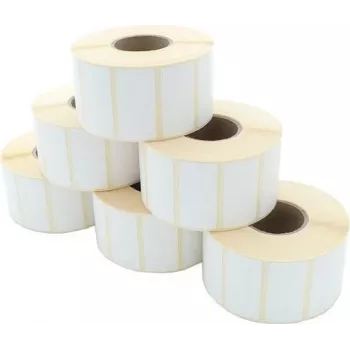 ARTDEV Rotolo di etichette a termica diretta 53 x 26mm, 200 etichette, Anima 19mm, D40mm