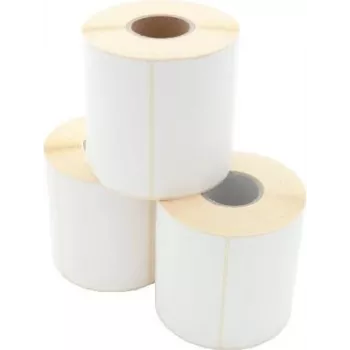 ARTDEV rotolo etichette termiche dirette 100 x 74mm, D113mm anima 40, 700 etichette/rotolo