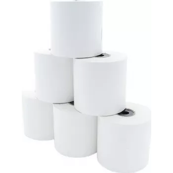 ARTDEV rotolo di etichette a termica diretta – continuo 80mm x 30m, anima 25mm, diametro esterno max. 80mm