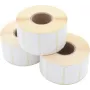ARTDEV Rotolo etichette per trasferimento termico 50 x 30mm, 100mm OD, nucleo 40mm, 1500 etichette/rotolo, carta bianca