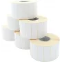 ARTDEV Etichetta a trasferimento termico rotolo 60x20mm, diametro rotolo 110mm, anima 40mm, 2600 etichette/rotolo, bianco, carta, adesivo permanente