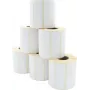ARTDEV Etichetta a trasferimento termico rotolo 90 x 29 mm, diametro esterno 96 mm, anima 40 mm, 1300 etichette per rotolo, carta bianca, adesivo permanente