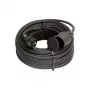 AS Schwabe 60384 prolunga in gomma H07RN-F 25m con connettore maschio e femmina Schuko, nero, IP44, 16A