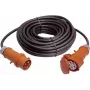 AS SCHWABE 61093 prolunga in gomma H07RN-F 3G2.5 50m con invertitore di fase, 16A CEE 230V, IP44, nero
