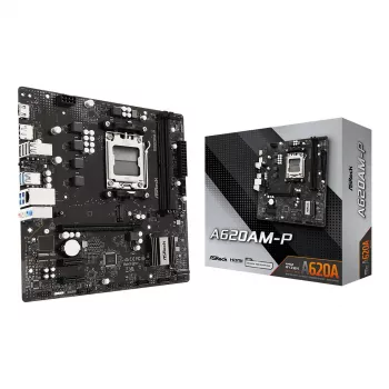 ASRock A620AM-P scheda madre AMD A620 AM5 Micro ATX (DDR5, HDMI, DisplayPort, M.2)
