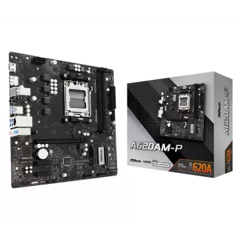 ASRock A620AM-P scheda madre AMD A620 AM5 Micro ATX (DDR5, HDMI, DisplayPort, M.2)