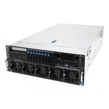 ASUS ESC8000A-E13X piattaforma server rack 4U AMD EPYC 9005 8xNVMe 2xM.2 2x10GbE 8xQSFP IPMI R3200W
