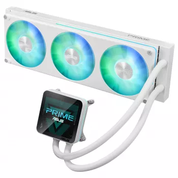 ASUS Prime LC II 360 ARGB LCD White Edition Dissipatore a liquido per CPU, 360 mm