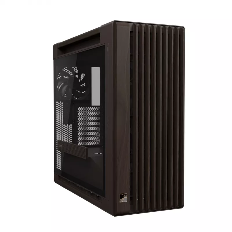 ASUS ProArt PA602 Wood Edition Retro Brown - Midi-Tower con vetro temperato