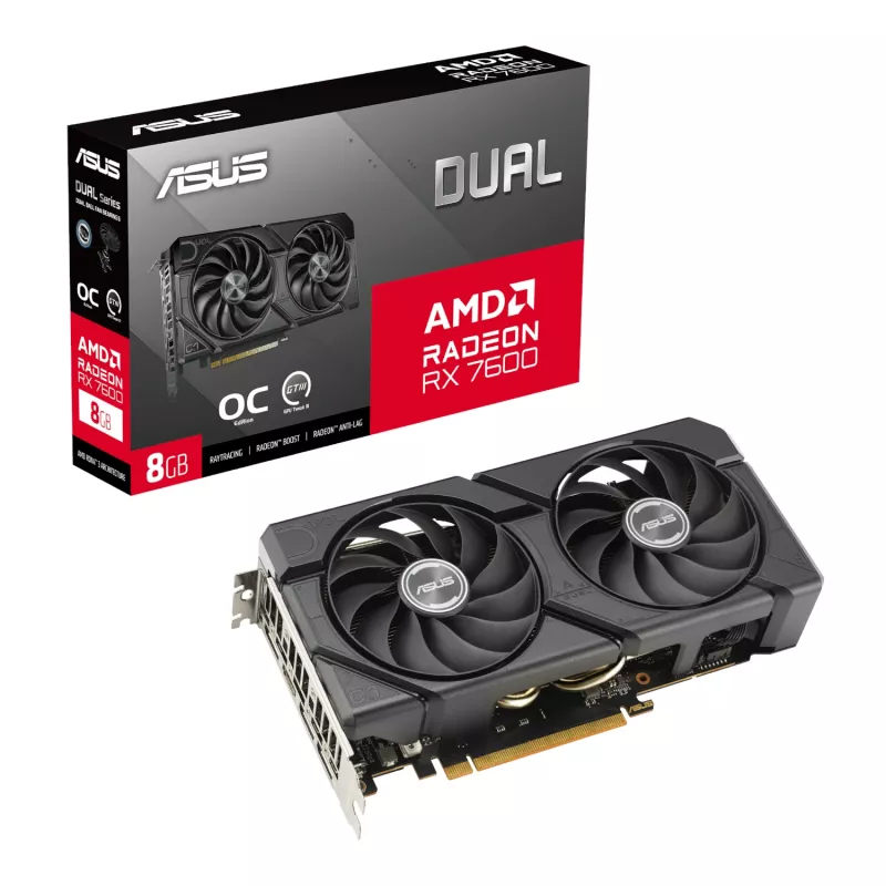 ASUS UWM 2 combinazione case scheda grafica alimentatore da gaming (A31 PLUS | RX 7600 | PRIME 750W)