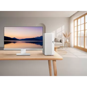 ASUS V500 mini tower V501MV-05210H052W Intel Core 5 210H 8GB DDR5 512GB SSD Windows 11 Home PC nero legno