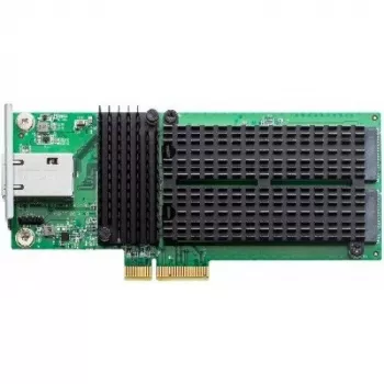 Asustor AS-T10G2 scheda di rete 10GbE PCIe 3.0 x4, Aquantia AQC107, RJ-45, staffe low-profile e full-height