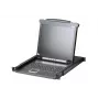 ATEN CL1000M-ATA-DNG console LCD slideaway 17 pollici con KVM USB, montaggio rack 1U