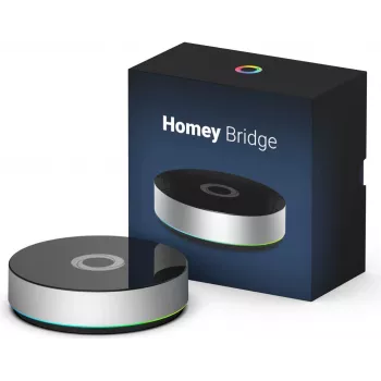 Athom Homey Bridge Controller smart home - Zigbee, Z-Wave, Bluetooth, Wi-Fi - nero/argento