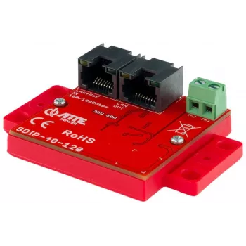 ATTE SDIP-40-120 alimentatore PoE, 48W, 40V DC, 10/100 Mbps