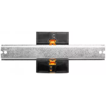 ATTE SWPS-4-11-DIN4 Switch PoE+ industriale 4 porte con alimentatore integrato, montaggio su guida DIN, budget 60W