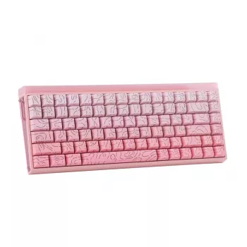 AULA HERO84 HE Pink Gradient Contour Dragon King Tastiera meccanica RGB gasket