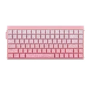 AULA HERO84 HE Pink Gradient Contour Dragon King Tastiera meccanica RGB gasket
